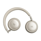 JBL - Live 680NC Casque supra‑auriculaire sans fil avec réduction de bruit - Champagne-Véritable réduction de bruit adaptative 2.0, étalonnage en temps réel