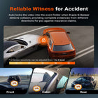 Vantrue - Caméra embarquée N4S 2,7K 1440P 1440P à 3 canaux avec carte SD de 64 Go-Idéale pour conducteurs covoiturage taxis et véhicules familiaux nécessitant surveillance intérieure et extérieure