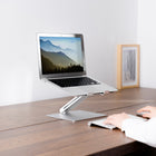 ShoppingAll - Support ergonomique réglable pour ordinateur portable - Argent - Paquet de 4-9