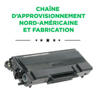 CIG - Cartouche de toner Brother TN620 remise à neuf - rendement standard - noir- Garantie de 2 ans avec garantie de performance à 100 %