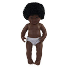 Miniland - Poupée bébé de 15 pouces - fille afro-américaine anatomiquement correcte-Corps articulé