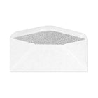 Jam Paper - Enveloppes à fenêtre n° 10 avec teinte de sécurité, 4 1/8 po H x 9 1/2 po l, Blanc, Paquet de 250-Couleur - Blanc