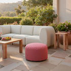 Zuo - Aruz Pouf - Rouge-Couleur du mobilier : Rouge