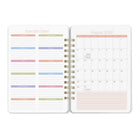 Orange Circle Studio - 2027 Agenda Do It All - Fruit & Flora -  5.75" x 8.25" - Couleur assortie - Anglais-Comprend 340 autocollants pour les congés et les rappels