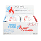 BIOS Living - Compresse de gel réutilisable - thérapie par le chaud ou le froid - Petit - 12 pacquet-Placer la compresse dans le congélateur pour une thérapie par le froid.