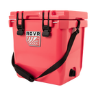RovR - CoolR 25 Glacière rigide pintes avec bandoulière - Corail-La bandoulière rembourrée réglable facilite le transport