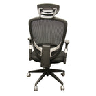 TygerClaw – Fauteuil de bureau à dossier élevé aéré et appui-tête, 25,6 x 12,6 x 28 po, noir-Déplace-toi en douceur et sans bruit avec une rotation à 360 degrés et des roulettes silencieuses qui n’abîment pas les sols