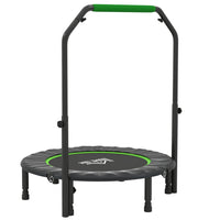 Soozier - Trampoline repliable 40" pour adultes-Guidon réglable à quatre niveaux, offrant de la flexibilité lors des sauts