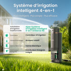 Aiper - IrriSense N2 Système d'arrosage intelligent pour pelouse avec carte d'arrosage personnalisée contrôlée par application - 4800 pieds carrés-Installation facile, sans outils : léger (seulement 4,8 kg), cet arroseur intelligent est facile à installer avec un minimum d'outils, sans creuser ni faire appel à un professionnel