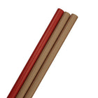 JAM PAPER - Papier d'emballage kraft assorti - 87,5 pi² - Kraft rouge et brun - Paquet de 3-Couleur : Rayures et couleurs unies rouges kraft