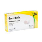 Wasip - Rouleaux de bandage de gaze - 10cm x 4,5m-Coton ultra doux et très absorbant