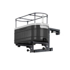 Permasteel - Jardinière à arrosage automatique avec supports de fixation - noir-8