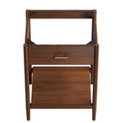 Modway - Zaire 24" Armoire de toilette de salle de bain (lavabo non inclus) - Noyer-Placage de grains de bois