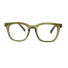 Gry Mattr - Lunettes Engaged écolos anti-lumière bleue +2.00-Vert olive cristallin brillant