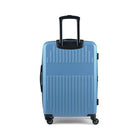 Reebok - Valise à roulettes pivotantes à coque rigide 26 po Airball - Bleu Perle-Système d’extension à fermeture éclair offrant 20 % d’espace de rangement supplémentaire