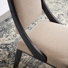 Modway - Cambridge Tissu rembourré Chaises de salle à manger Ensemble de 2 - Beige-Rembourrage en mousse dense
