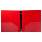 JAM PaperMD – Cartable à 3 anneaux Designders, 1 po, rouge, 4/paquet-5