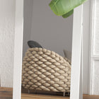 HOMCOM - Miroir pleine longueur - 14,6 po l x 61,8 po H - blanc-Couleur : Blanc, Transparent 