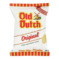 Old Dutch - Saveur de Sel et Vinaigre Croustilles - 40 g - paquet de 40-Sel et vinaigre
