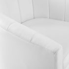 Modway - Prospect Performance Velvet Fauteuil pivotant - Blanc-7