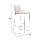 Zuo - Pola Tabouret de bar - Blanc-6