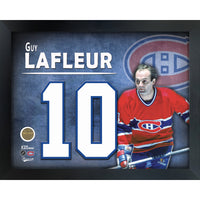 Lafleur G 16x20 Jersey Number Frame Canadiens - Impression encadree - 16" x 20"-Qualité supérieure - virtual frames