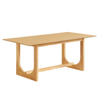 Modway - Ashcroft Table à manger rectangulaire - 69 po - Chêne-Table à manger rectangulaire