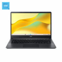 Acer - Chromebook LCD FHD 14" avec 3 mois d'abonnement à Google AI Pro - Intel N100 - SSD eMMC 128 Go - RAM LPDDR5 8 Go - Chrome OS - Noir-Doté de la certification MIL-STD-810H, ce Chromebook robuste est également équipé d'un pare-chocs absorbant les chocs qui protège contre les chutes jusqu'à 122 cm, de supports élargis et de ports IO renforcés pour un jeu brutal, ainsi que d'un clavier résistant aux éclaboussures avec des touches ancrées mécaniquement qui peuvent résister jusqu'à 330 ml de liquide.