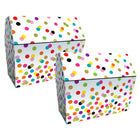Teacher Created Resources - Coffre à confettis, paquet de 2-Idéal pour les fêtes sur le thème des pirates, comme boîte cadeau ou de rangement, ou comme coffre de récompenses dans votre classe.