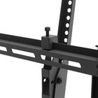Kanto - Support mural inclinable pour téléviseur à profil bas - Noir-Construction solide en acier avec finition durable revêtue de poudre