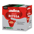 Lavazza - Qualità Rossa Capsules K-Cup - 30 un-Qualité : Le café Lavazza Qualità Rossa est un mélange de grains arabica et robusta pour une saveur veloutée et corsée