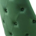 Modway - Adorn Performance Velvet Fauteuil d’appoint de salle à manger Ensemble de 2 - Émeraude-Capacité du poids de la chaise : 300 lbs.
