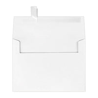 Jam Paper - Enveloppes d'invitation A7 80 lb avec bande adhésive, 5 1/4 po H x 7 1/4 po l, Blanc brillant, Paquet de 25-Taille : Enveloppes d'invitation A7 5 ¼ po x 7 ¼ po / 5,25 po x 7,25 po / 133,35 mm x 184,15 mm