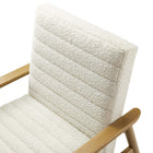 Modway - Jensen Tissu Boucle Chaise d’accent - Ivoire-8