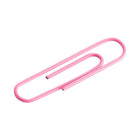 JAM Paper - Trombones géants colourés - grands trombones roses de 5 cm - paquet de 75-Quantité : 75 par boîte | Emballé dans une boîte transparente réutilisable pour garder votre bureau ou votre tiroir de bureau organisé