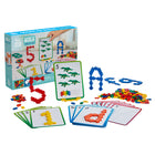 Plus-Plus - Apprenez à construire des ABC et des 123-Comprend 400 pièces et 40 cartes de lettres et de chiffres pour créer une expérience de construction éducative amusante