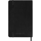 Moleskine - Carnet classique, poche, uni, noir, couverture souple (3,5 x 5,5)-Pochette intérieure à soufflet au dos