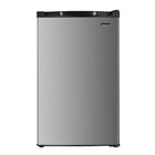 Magic Chef - Mini-réfrigérateur de 4,4 pi³ aspect inox avec compartiment congélateur-Conservez vos aliments frais et au frais grâce au réfrigérateur Magic Chef MCBR440S2 de 4,4 pieds cubes