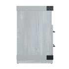 Manhattan Comfort - Meuble TV traditionnel Richmond 60 po - Gris-15 po L x 60 po l x 24 po H