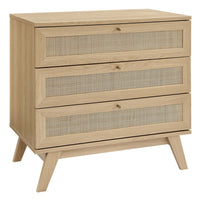 Modway - Soma 3 tiroirs Commode, Chêne-Commode moderne à 3 tiroirs