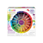 Crayola - Ensemble de perles Creations Colour Theory-CE QUI EST INCLUS : Cet ensemble comprend une station de bijouterie, 18 tubes de perles, un assortiment de perles (80 g), 6 couleurs d'élastique, une roue des couleurs, une cuillère à perles et des instructions