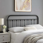 Modway - Sage Métal Tête de lit Queen, Noir-Construction en fer revêtu de poudre