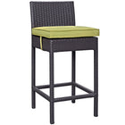 Modway - Convene 4 pièces Terrasse extérieure Coffret de pub - Espresso Peridot-Cadre en aluminium revêtu de poudre