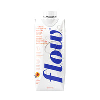 Flow - Eau de source alcaline, pêche et bleuet, 500 ml, paquet de 12-Emballage écologique