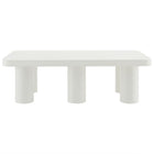 Modway - Cleo 54 po Rectangulaire Table basse - Blanc-8