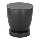 Zuo - Baku Table d’appoint - Noir-Dimensions: 18,1 po L x 18,1 po L x 20,3 po H