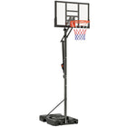 Soozier – Panier de basketball portatif avec panneau de 44,5 po et base remplissable-La hauteur s’ajuste de 4,4 à 10 pi (1,35 à 3,05 m) pour s’adapter à différentes tailles de joueurs
