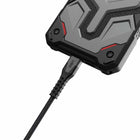 UAG - Câble Charge/Sync Robuste Kevlar USB-C Lightning 5p, Noir-Attache intégrée pour un rangement pratique du câble