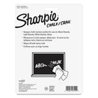 Sharpie - Marqueur craie à effacement humide - Pointe moyenne - Couleurs standard variées - Paquet de 5-La couleur opaque est parfaite pour une utilisation sur des tableaux noirs, blancs et lumineux, et sur du verre