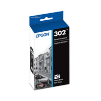 Epson - Cartouche d'encre T302 Claria Premium - Noir photo-Textes nets et couleurs brillantes pour des impressions de grande qualité, encre à séchage rapide